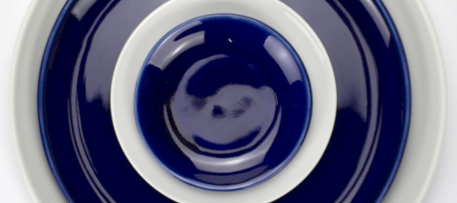 Glazed Finish: Cobalt Blue